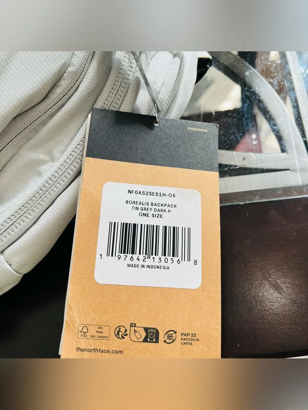 The North Face Borealis Tin Grey Dark Heather/Asphalt Grey/TNF Black Backpack
